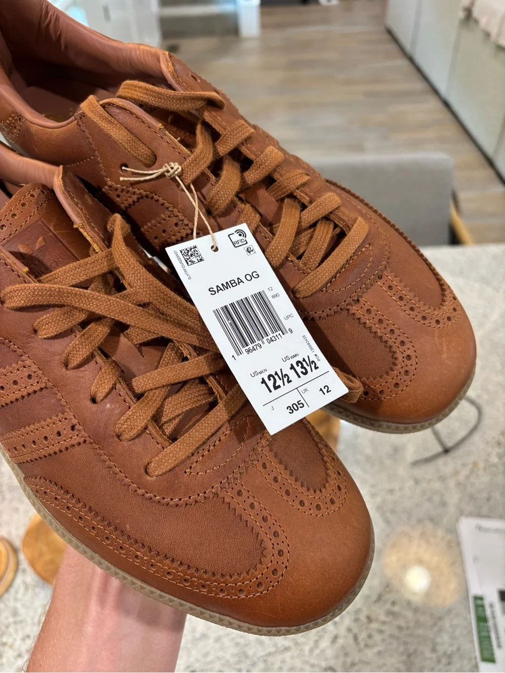 Adidas Samba OG Brogue Pack ‘Dust Rust’ Men’s Size 12.5 | NEW, RARE | JI3232